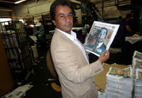 Javier en imprenta
