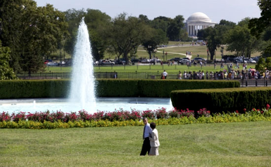 Obama en casa blanca