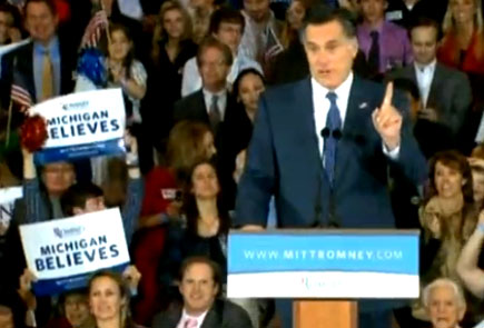 Romney gana Michigan