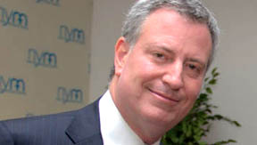 Bill de Blasio.