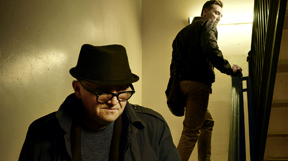 Pietro González y Francisco Reyes en una escena de "Nocturnal Creatures".  Cortesía @Nick Rogers
