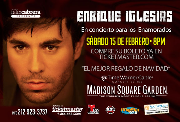 Enrique Iglesias concierto NY