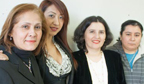 Algunas de las empresarias que asisten a clase los domingos de 11am a 2pm en Ocean Cargo Consulting. Foto cortesía