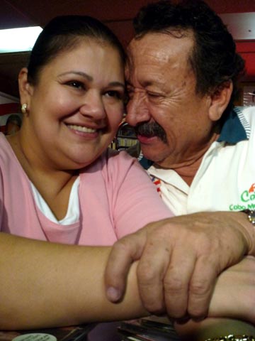 Los esposos Lidia y Humberto Corredor. 