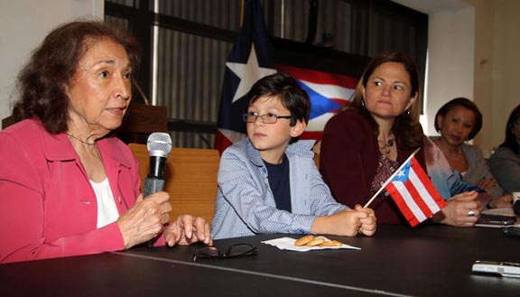 Miriam Colón.Jorge Vega, Melissa Mark-Viverito ,Congresista Nydia Velazquez