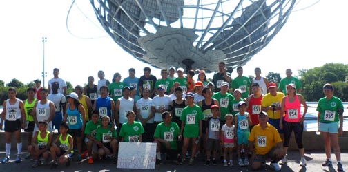 Participantes de la Carrera y Caminata El Chasqui del años pasado.