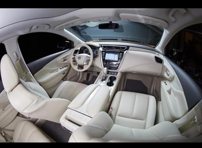 El interior del Nissan Murano. Fotos cortesía