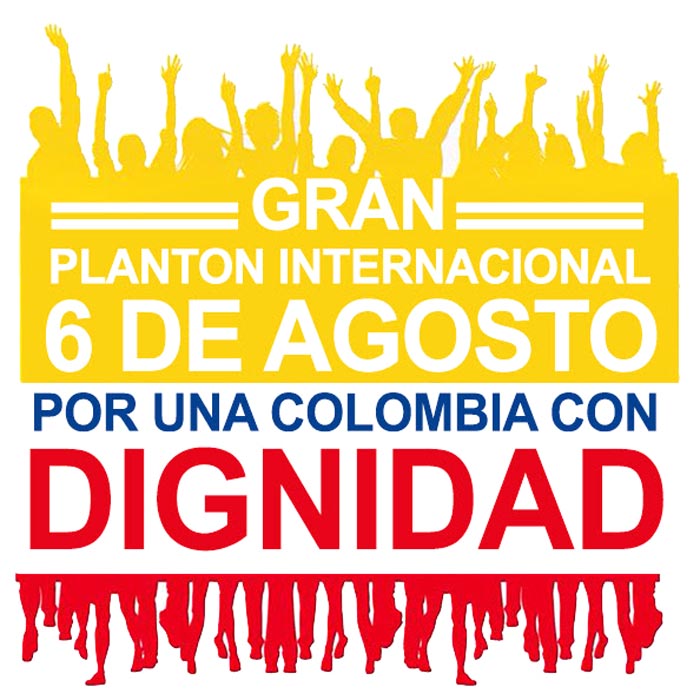 Planton Colombia 6 agosto 2015