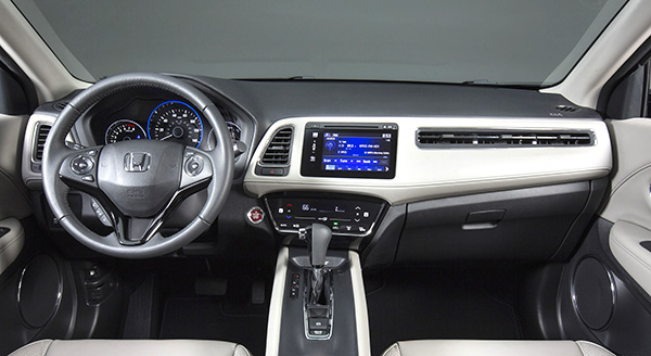El interior del Honda HR-V es igual de sorprendente.