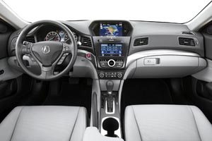 El interior del Acura ILX