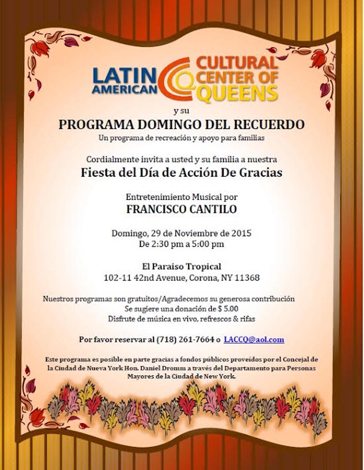 LACCQ Accion de gracias 2015