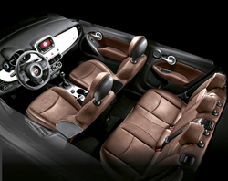 El interior de Fiat 500X.