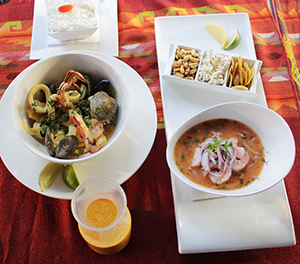 La comida de mar es una de las especialidades de Sabor Latino. Foto Mauricio Hernánez