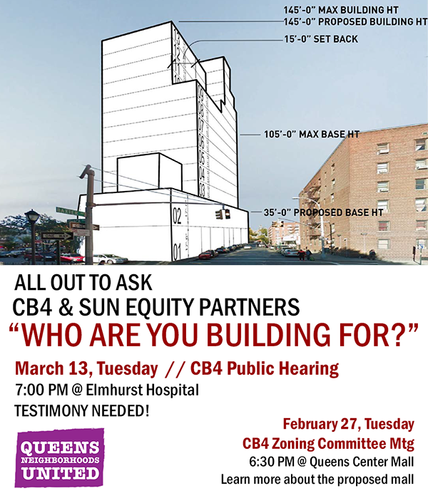 Hearings 82nd Street mall