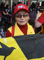 Eliana Jaramil hizo sentir su voz este martes en la tarde. Foto Humberto Arellano