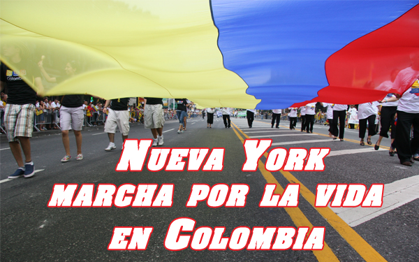 Colombianos en Nueva York por la vida