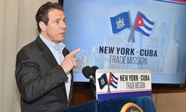 Gobernador Cuomo: ‘Hay que quitar embargo a Cuba’