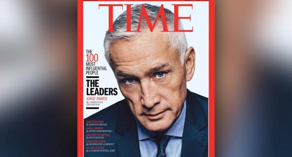 Jorge Ramos entre los 100 más influyentes del mundo y será honrado por periodistas internacionales ICFJ