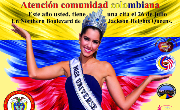 Desfile Colombiano este domingo 26 de julio en Northern Boulevard