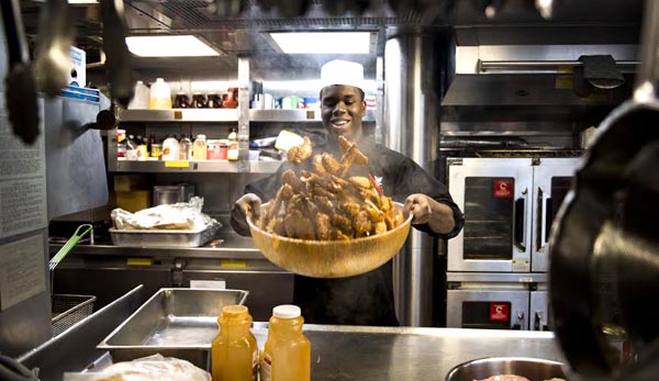 Lunch for Sailors by NY Culinary Specialist Donnie Shannon