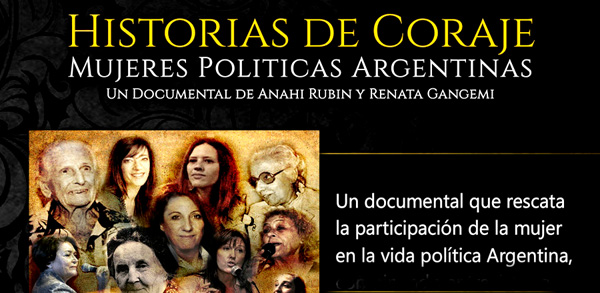 Documental y debate sobre la mujer argentina y la política