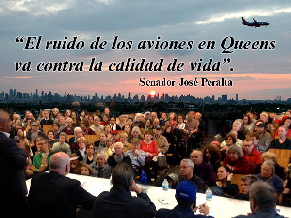 Residentes de Queens se quejan del ruido de aviones