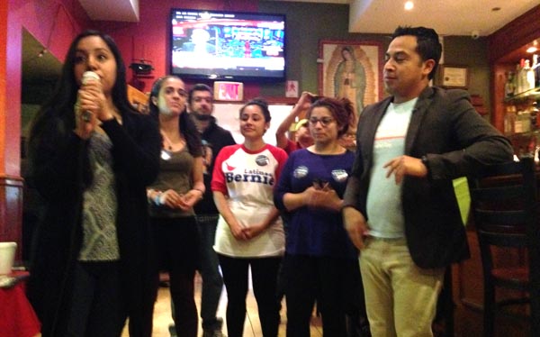 Ausencia de liderazgo latino local en la campaña de Sanders