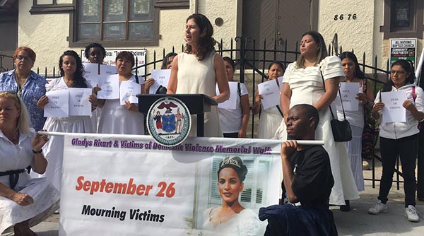 Councilwoman Crowley Marches With Anti-Domestic Violence Organizations in Queens