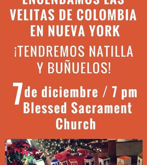 Consulado de Colombia invita a celebrar el Día de las Velitas el jueves 7 de diciembre en Queens