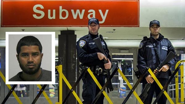 Sospechoso acusado de terrorismo en Nueva York
