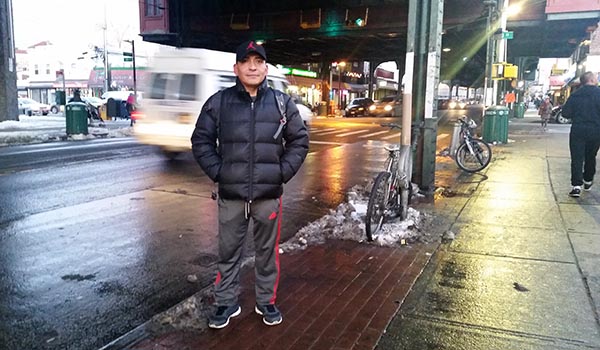 El obrero Teodoro Mendoza construye sueños en Nueva York