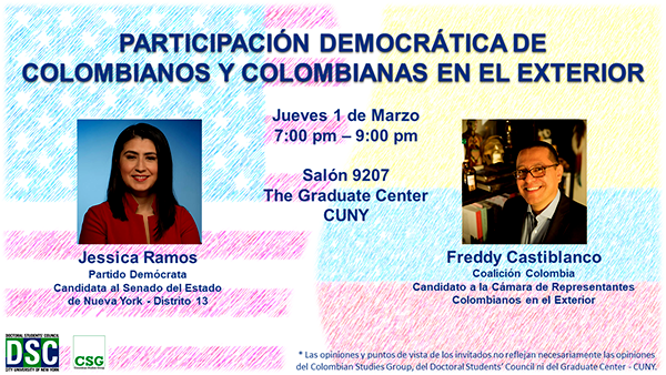 Colombian Studies Group estimula políticos colombainos
