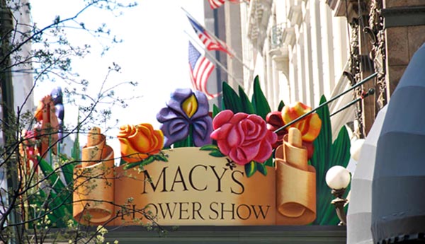 Macy’s Flower Show® At Herald Square in Manhattan