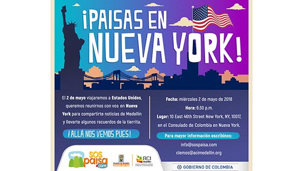 Consulado de Colombia en Nueva York reúne a antioqueños