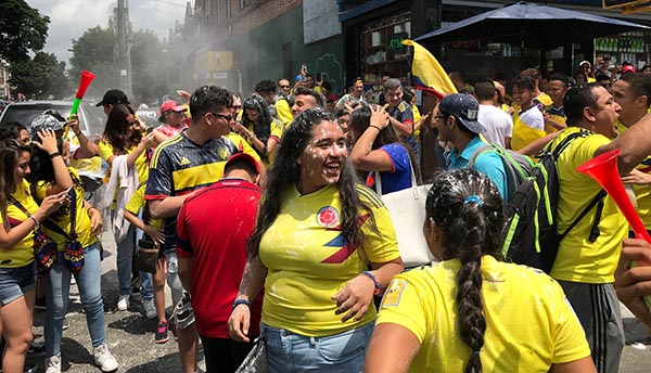 Colombia avanza en Mundial y celebran en Nueva York
