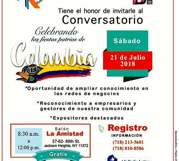 Conversatorio y taller de trabajo este sábado 21 de julio