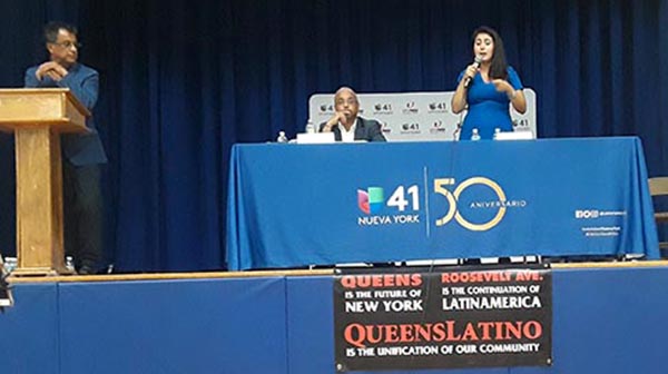Políticos latinos al ataque en debate histórico en Queens