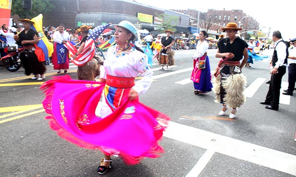 Desfile Ecuatoriano y Festival de Cultura en Queens