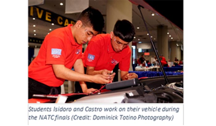 Queens Team Among Top Auto Tech Students in the Country
