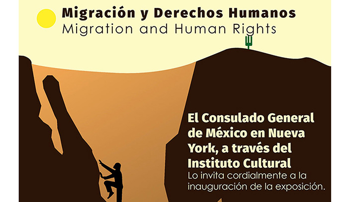 Consulado de México en NY exhibe carteles