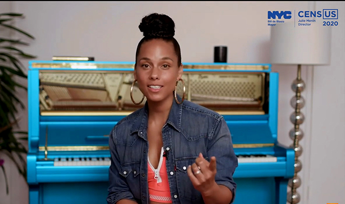 Alicia Keys: Llene el Censo 2020 para combatir el Coronavirus
