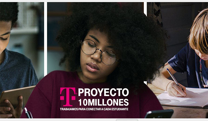 T-Mobile lanza ’10 millones’ para cerrar brecha informática