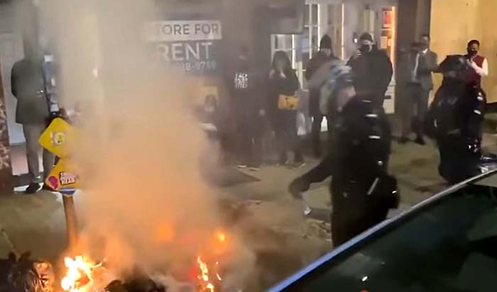 Protestas y arrestos en Manhattan