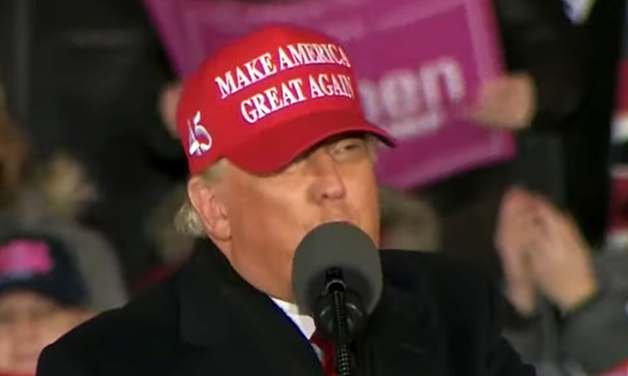 “Hubo fraude”: Presidente Trump