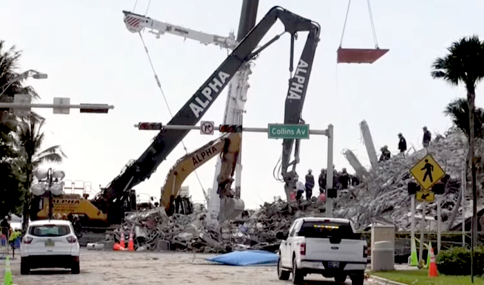Edificio de Miami demolido y más muertos