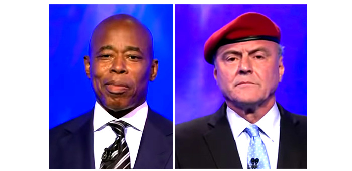 Eric Adams vence en TV a Curtis Sliwa