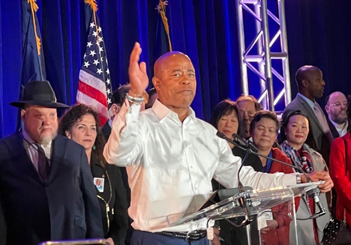 Eric Adams electo alcalde de Nueva York