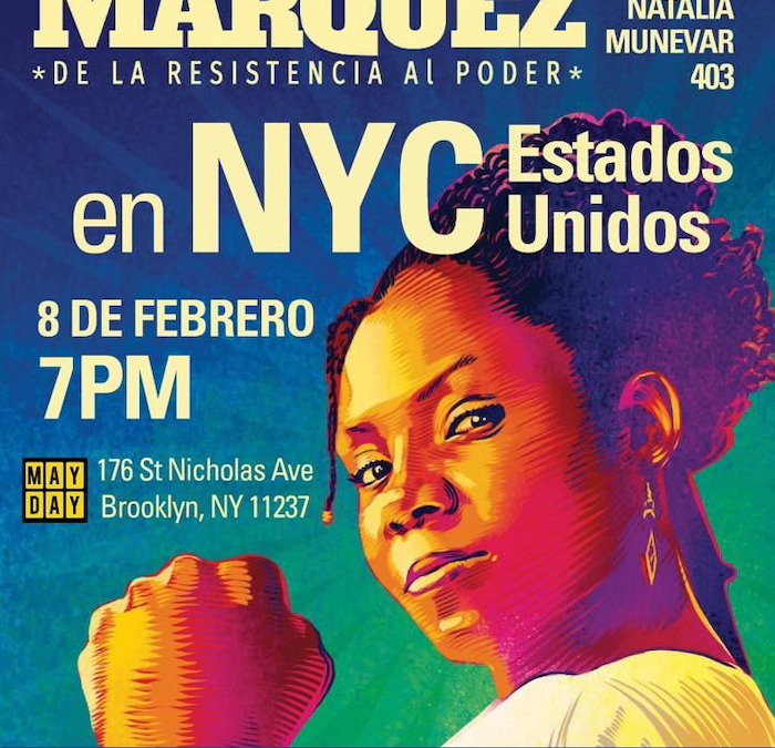 Francia Márquez charla en Nueva York