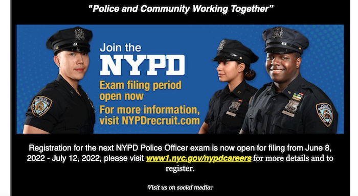 The Police Department in NYC is Offering Jobs