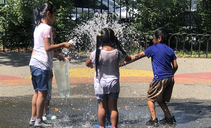 Calor y sudor en NY